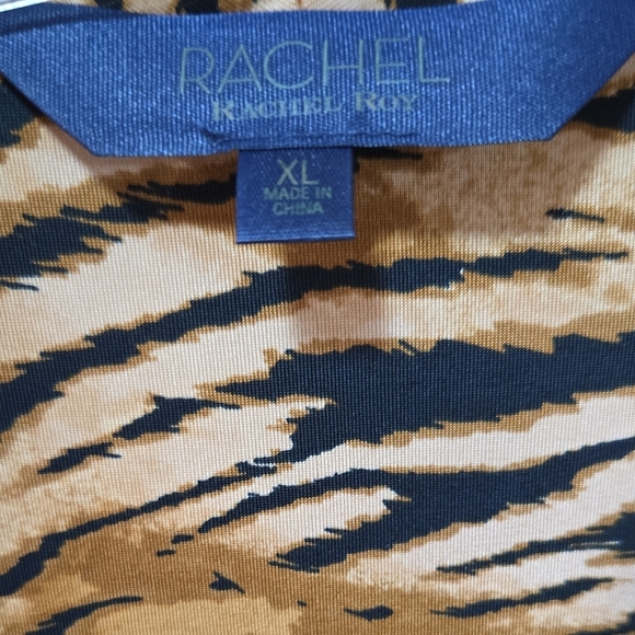 RACHEL Rachel Roy Zebra Print Maxi Dress - Picture 2 of 7